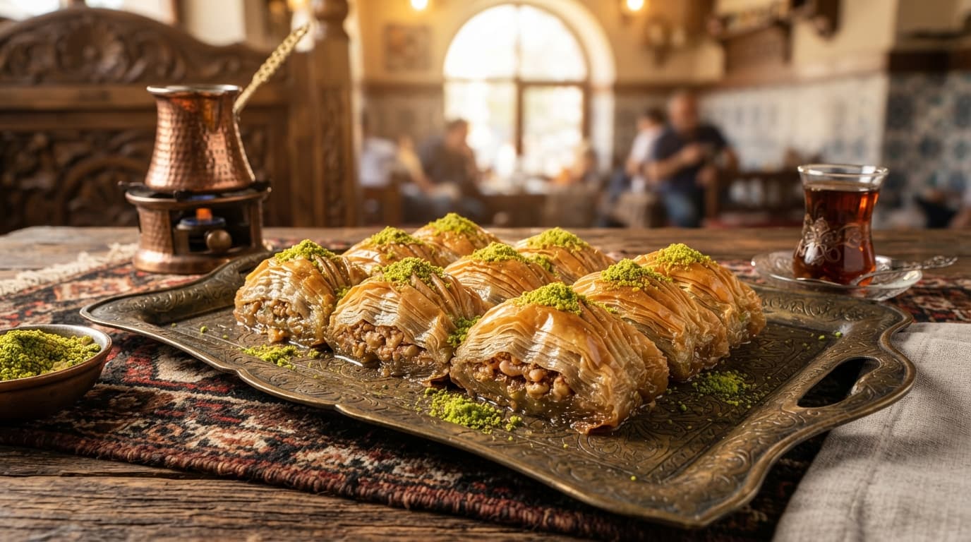 Hazır Baklavalık Yufkadan Büzgülü Baklava