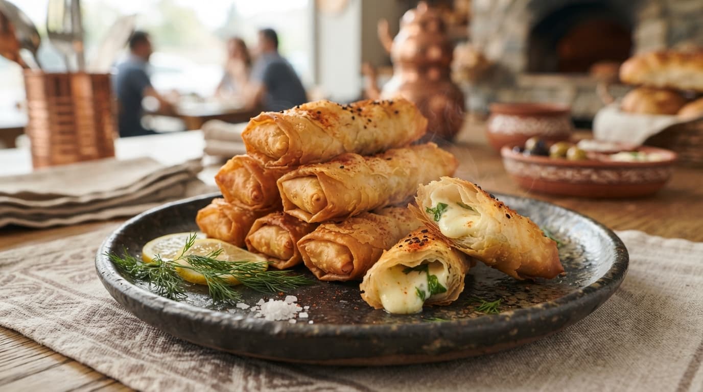 Peynirli & Maydanozlu Çıtır Sigara Böreği