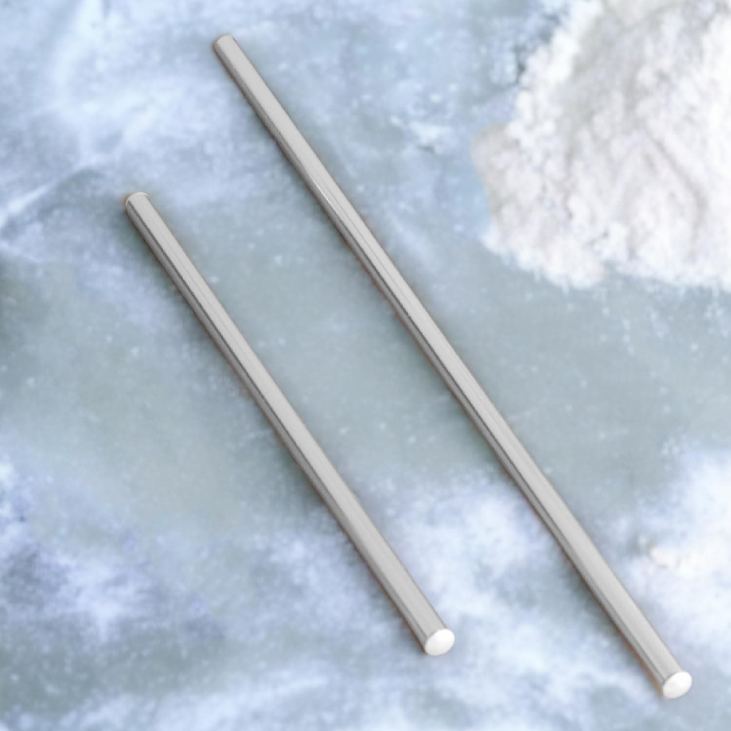 Badem10 Alüminyum Metal Oklava 2'li Set (74 cm & 49 cm)