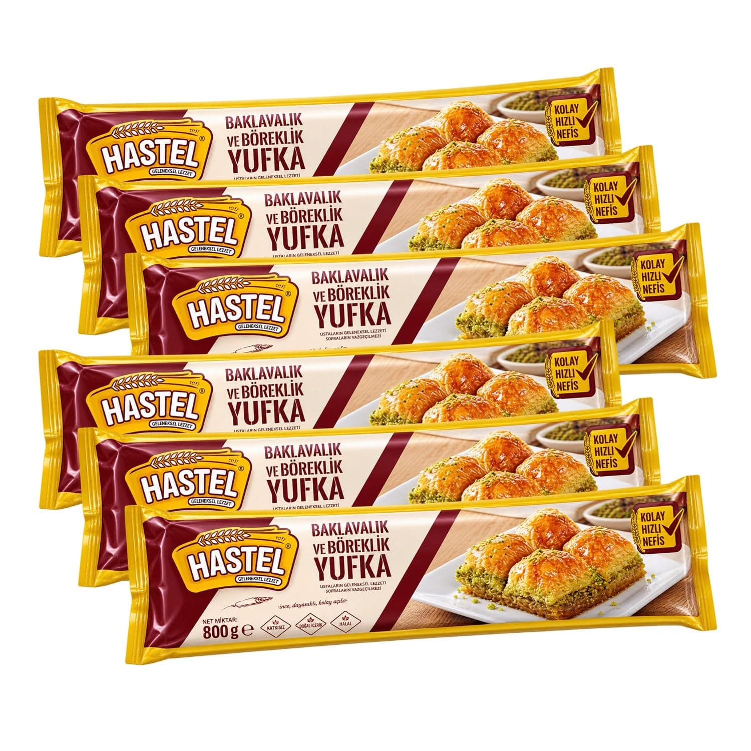 Hastel Baklavalık Yufka (800 gr x 6 Adet)